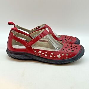 JBU by Jambu Bellrose Encore Women 7.5M Memory Foam Flats Wildflower Mary Janes